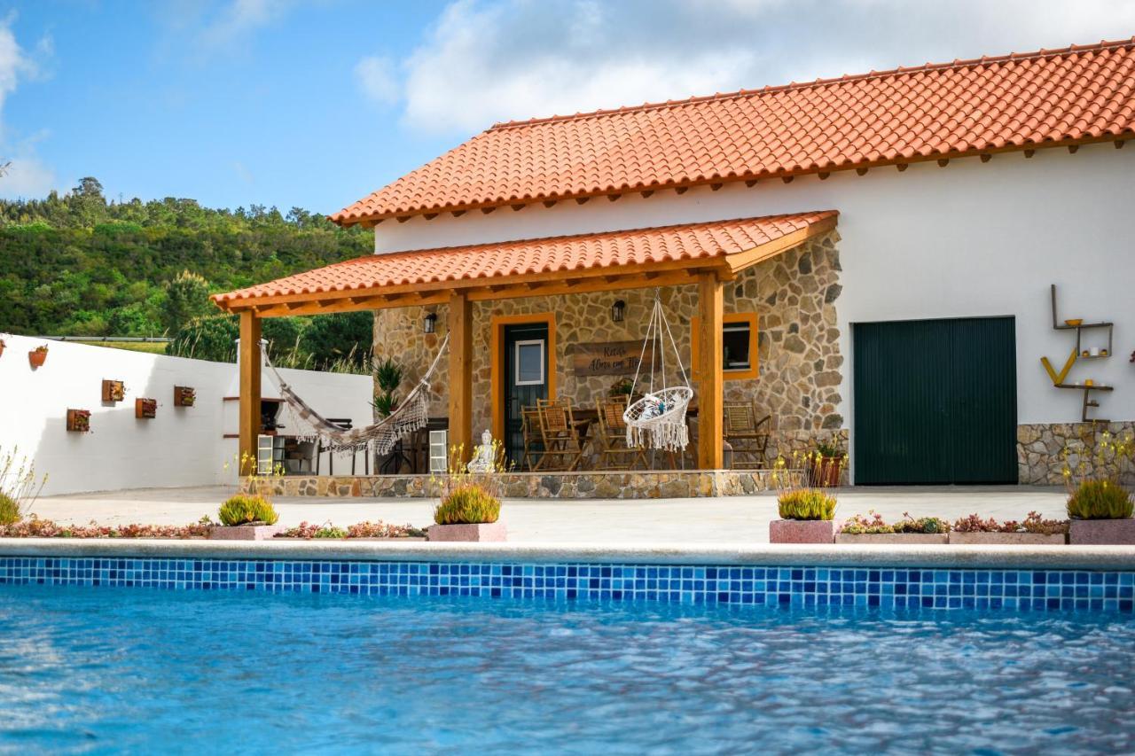 Retiro Alma em Flor Quinta Privada com Piscina Nazaré Villa Exterior foto